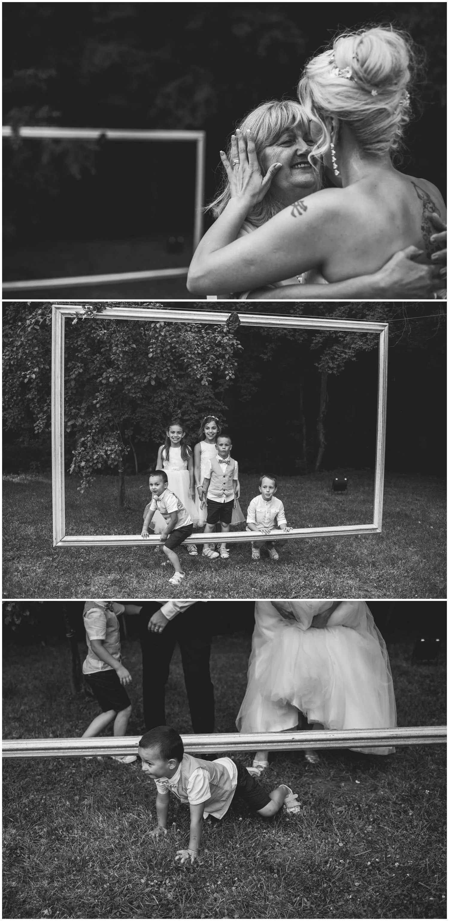 Fotografiranje gostiju iza okvira