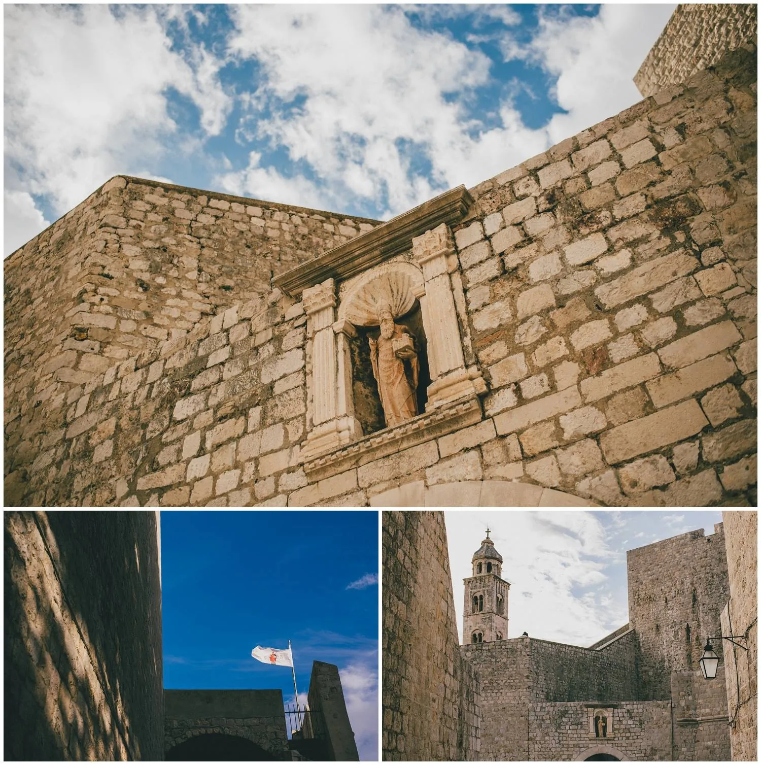 Uvodne fotografije, Dubrovnik, zidine i crkva