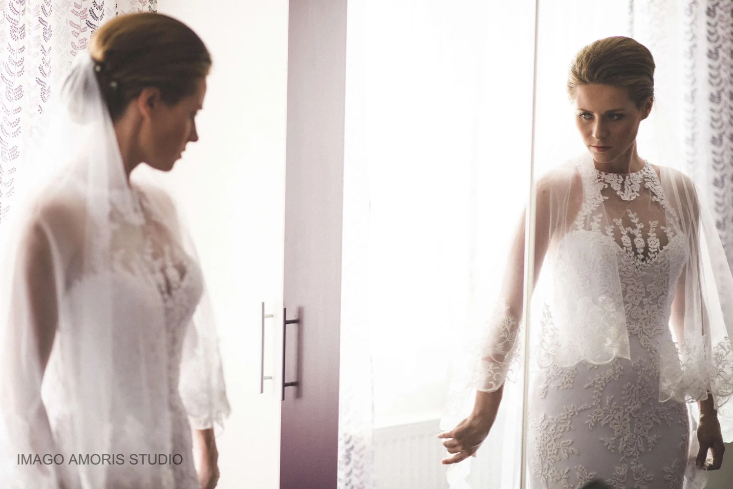 Fotografiranje vjenčanja u Krašogradu, mladenka u vjenčanici