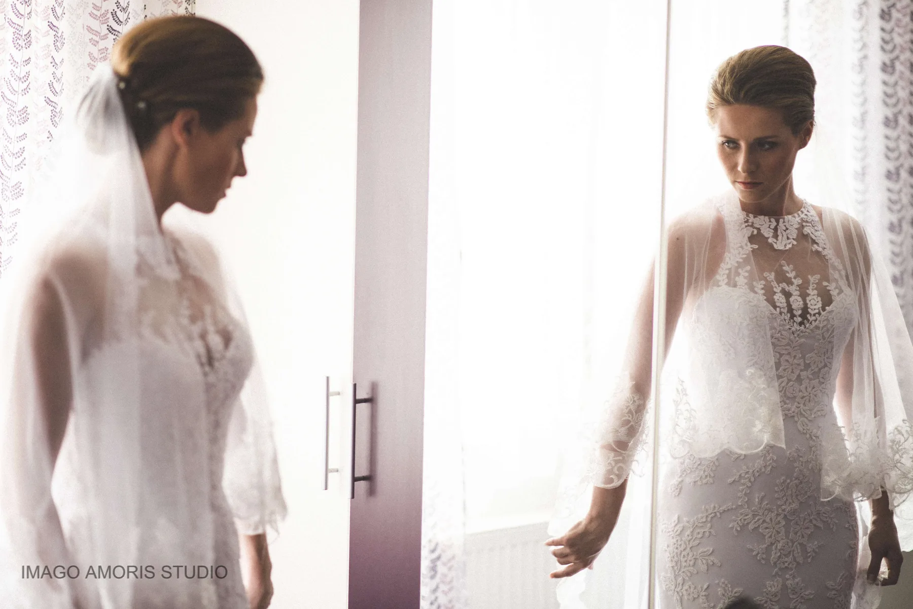 Fotografiranje vjenčanja u Krašogradu, mladenka u vjenčanici