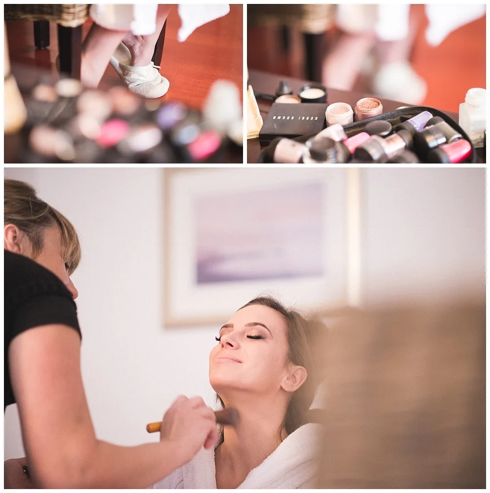 Fotografiranje svadbe make up mladenke