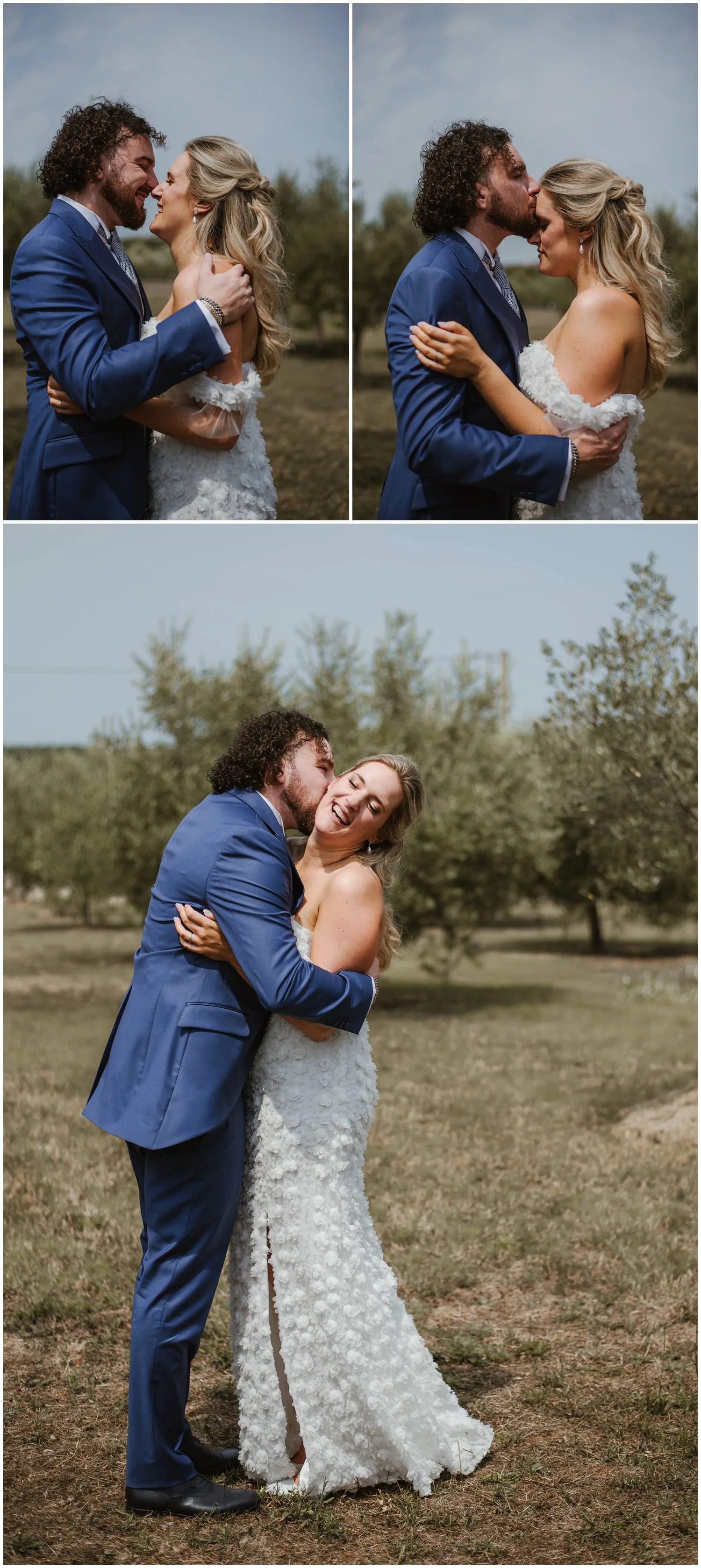 Mladenci na fotografiranju