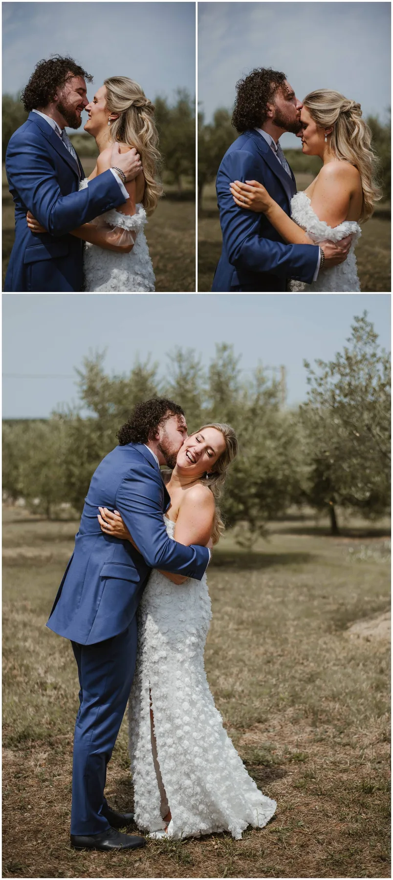 Mladenci na fotografiranju