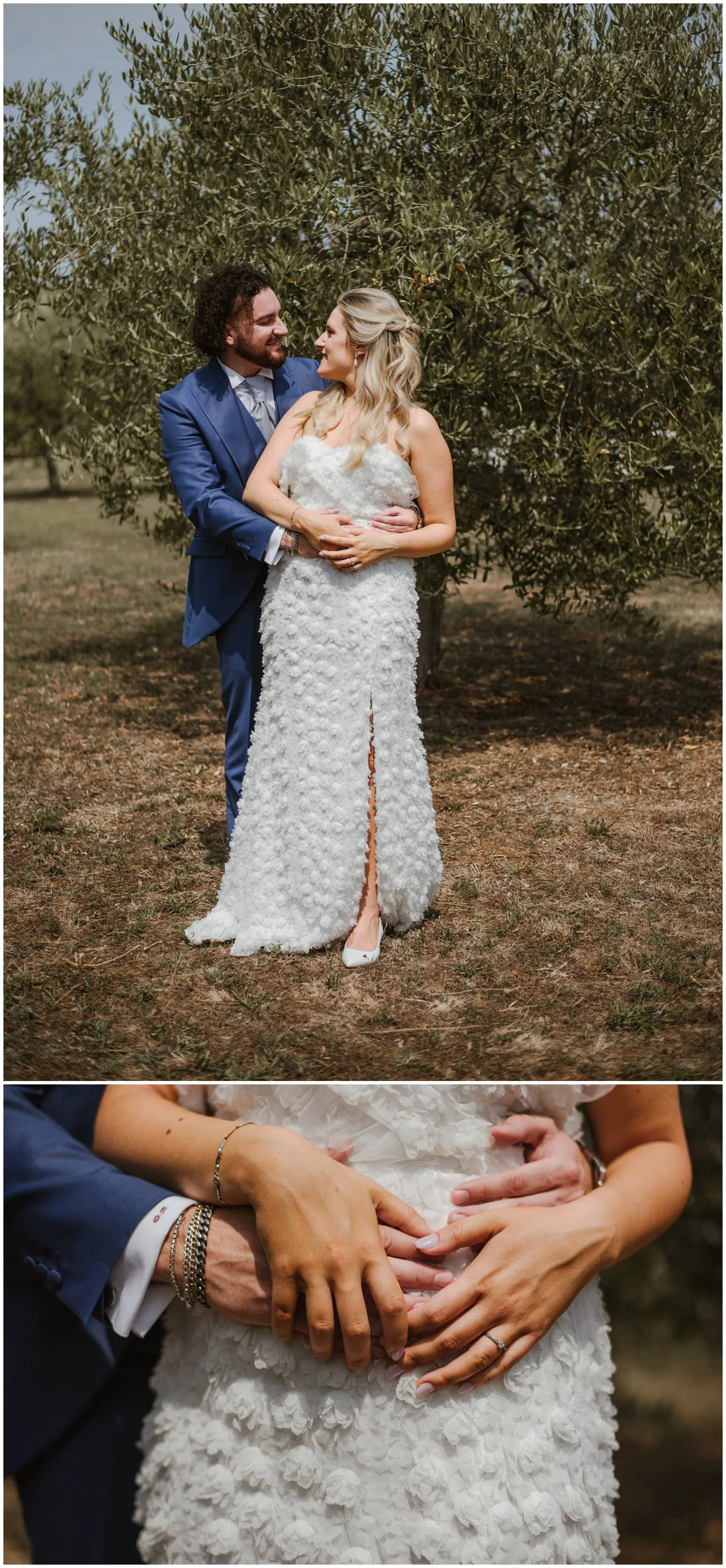 Mladenci na fotografiranju prije vjenčanja