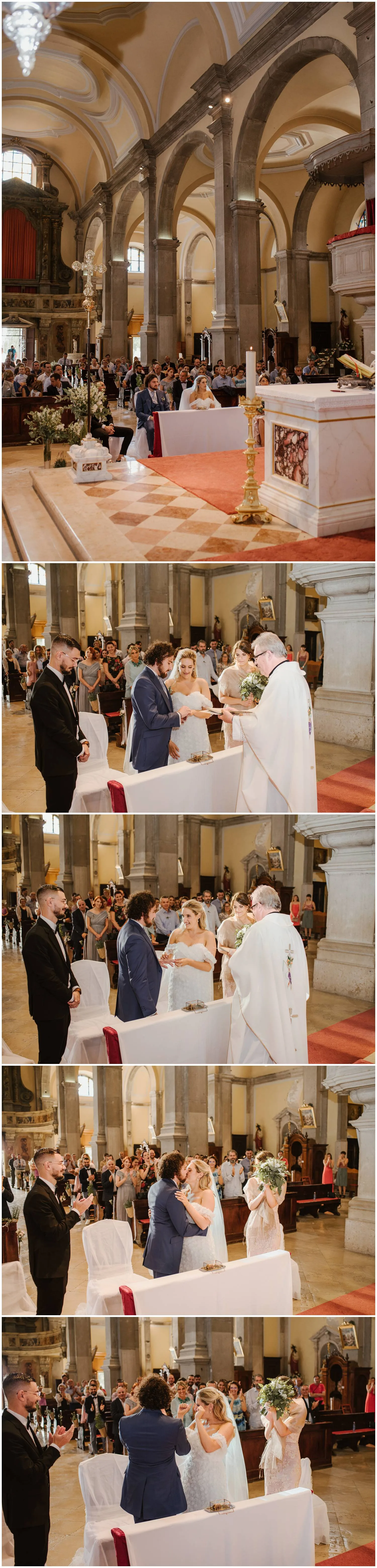 Ceremonija vjenčanja i razmjena prstenja