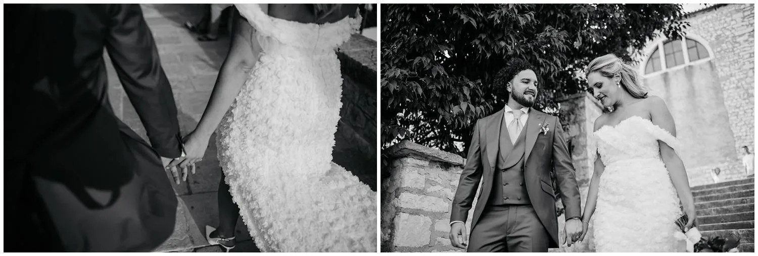 Mladenci na fotografiranju nakon vjenčanja