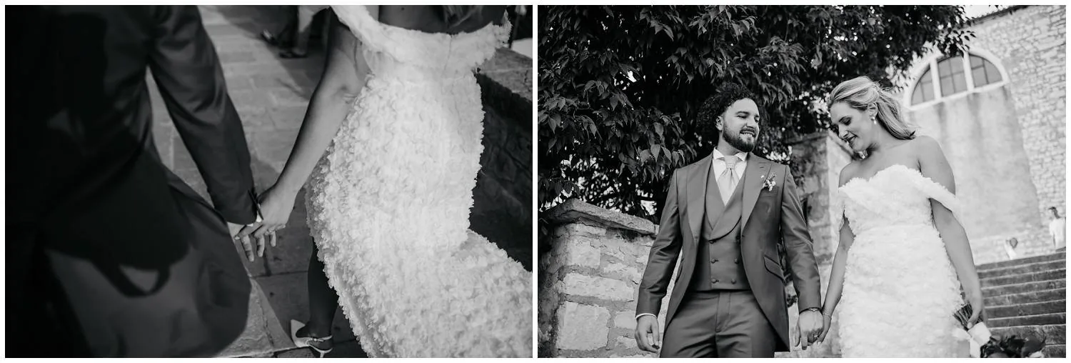Mladenci na fotografiranju nakon vjenčanja