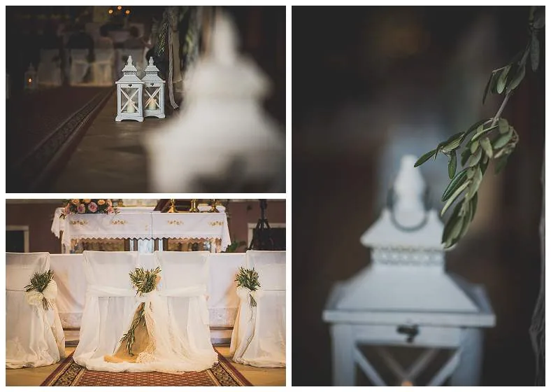 Fotografije detalja vjenčanja u crkvi Sv. Pelagija