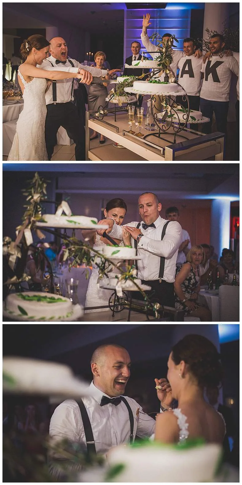 Svadbena torta, fotografija vjenčane torte s mladencima u hotelu Aminess Maestral, Novigrad istarski