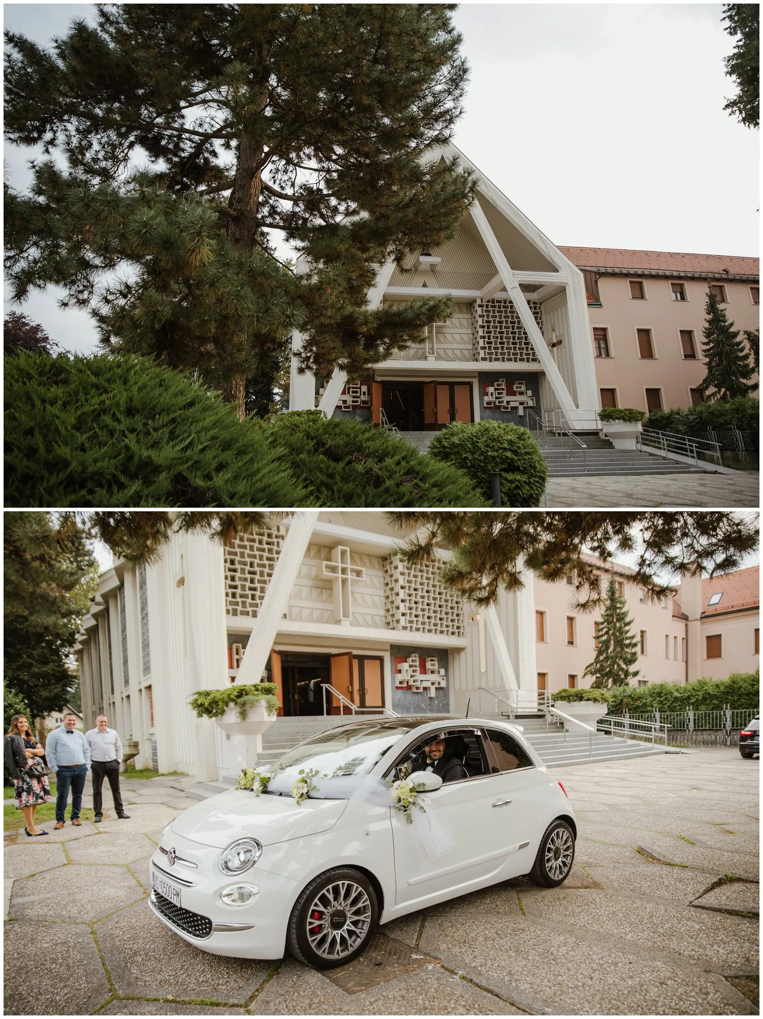 Crkva Kraljice sv. krunice u  kojoj se održalo vjenčanje.