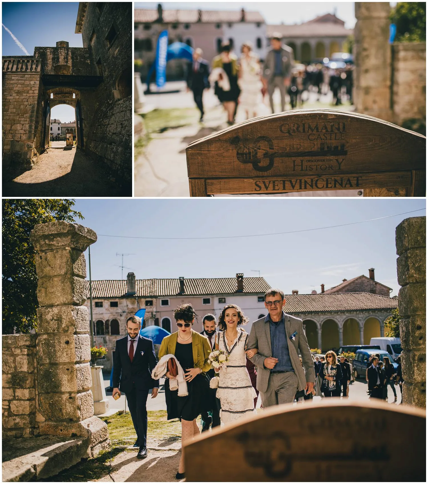 Fotografiranje svatova na vjenčanju u Istri
