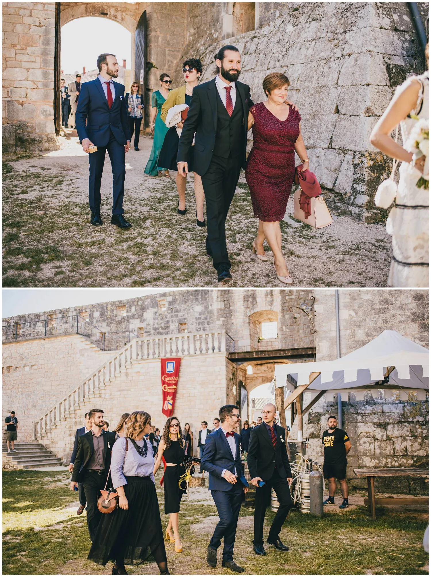 Gosti vjenčanja u dvorcu Svetvinčenat